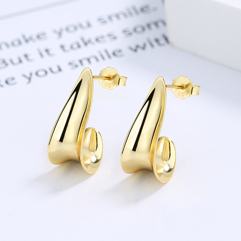 Twisted Earrings Women S925 Sterling Silver Earrings