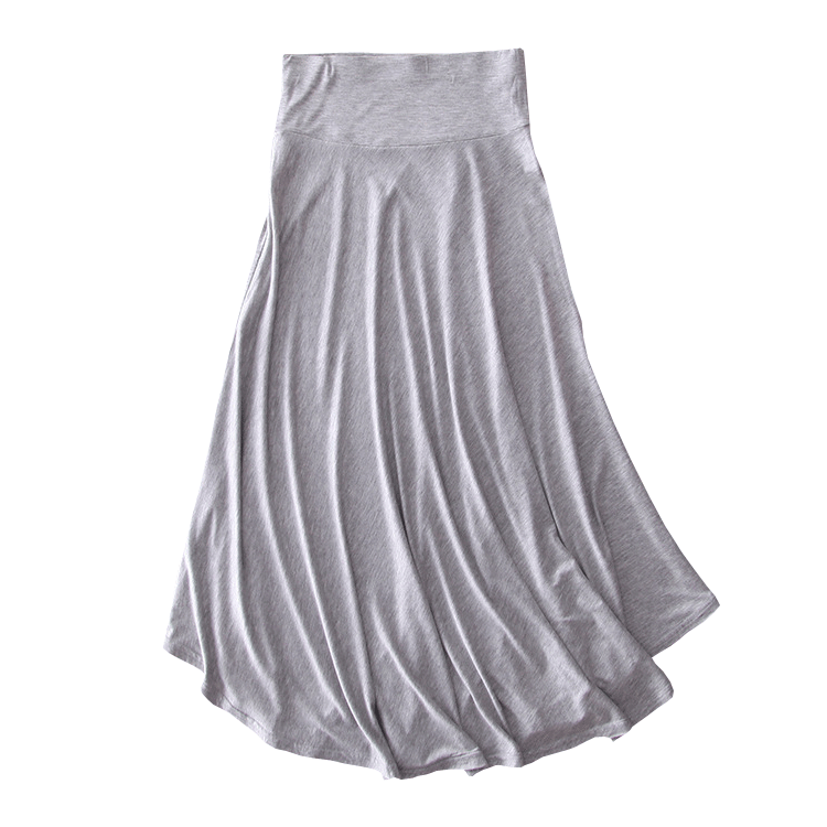Women's Fashion Simple Solid Color Irregular Skirt