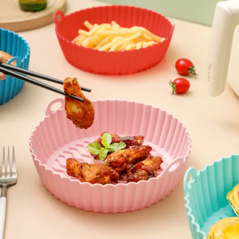 Silicone Basket Pot Tray Airfryer Liner for Air Fryer