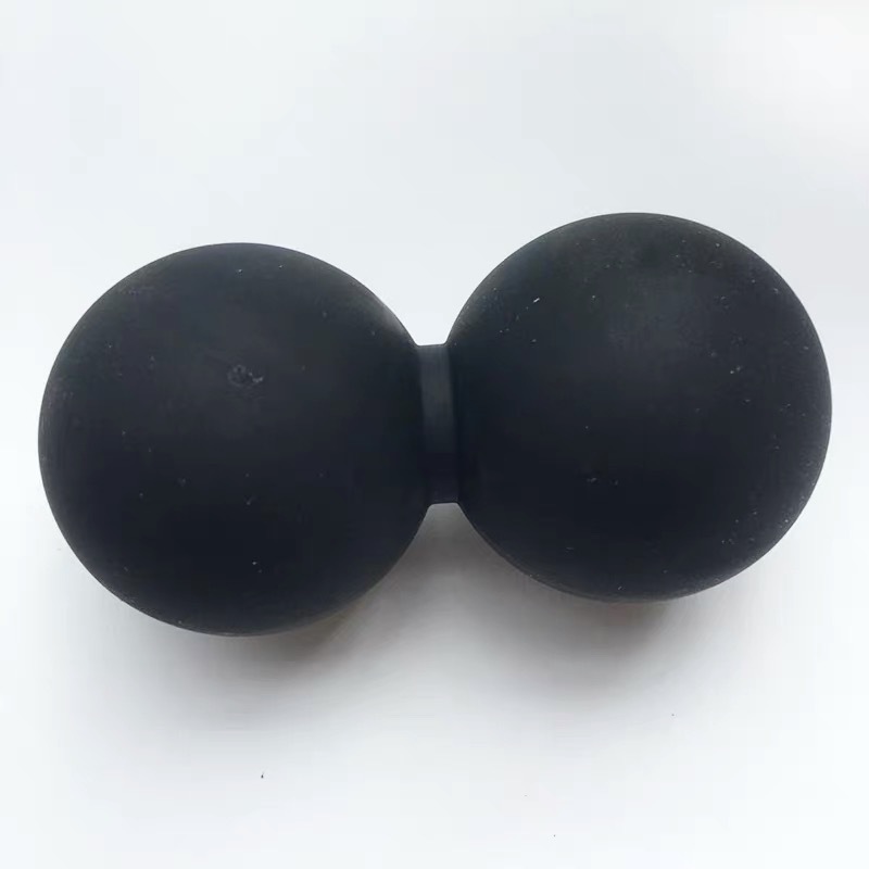Popular Muscle Relaxing Silicone Fascia Ball, Foot Acupressure Ball, Arm Training Yoga Fitness Massage Ball, Peanut Ball - Alibaba in Black