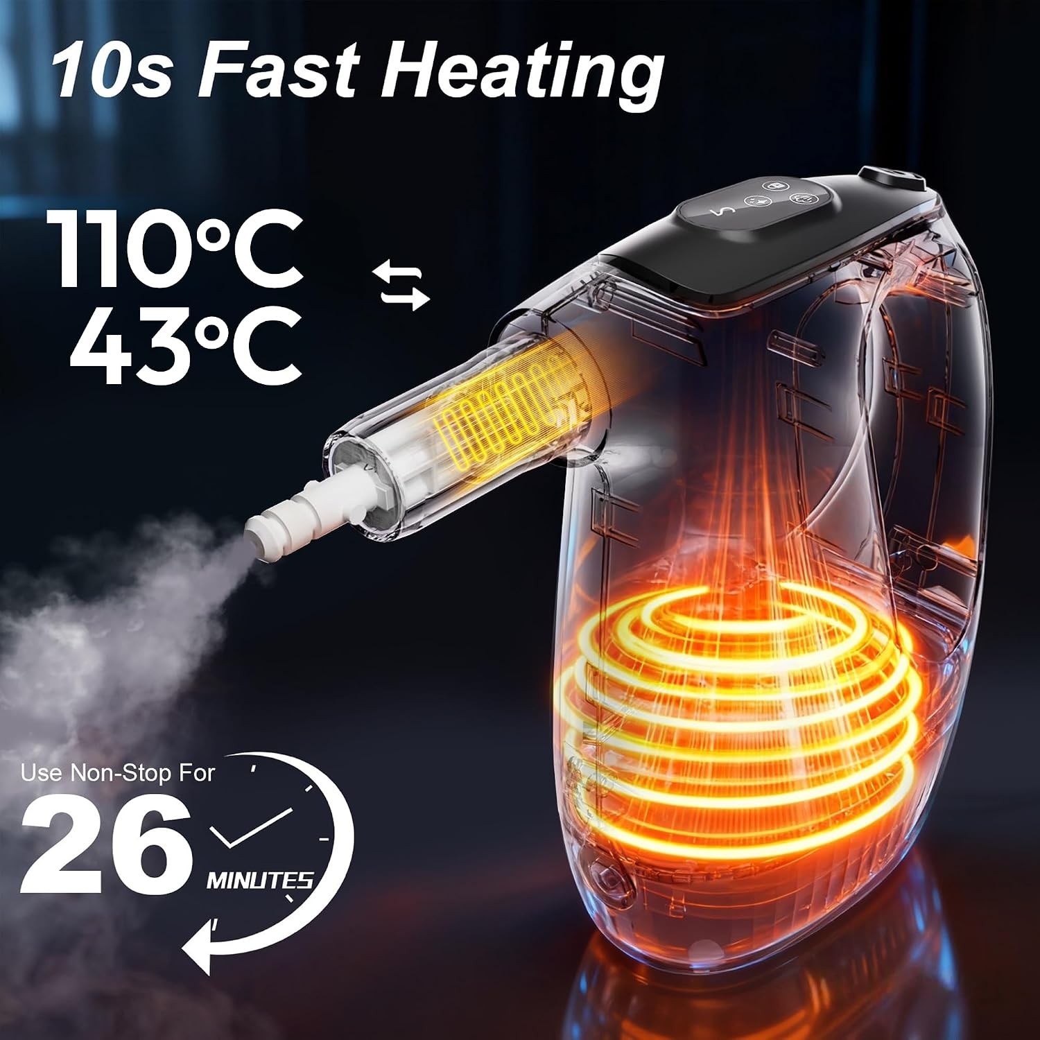 Handheld 10 In 1 Steam Cleaner - Portable With Mop - Steamer Clea — image 3