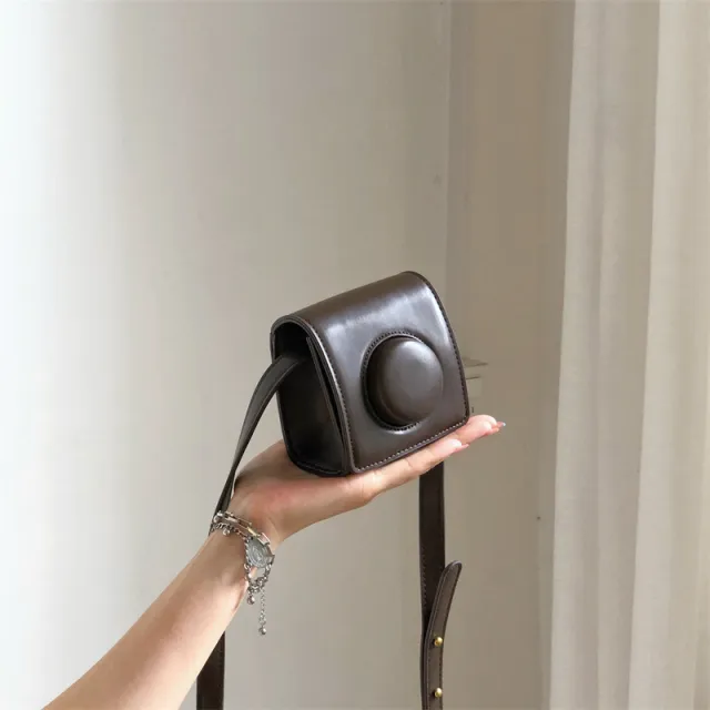 New Summer Trend Fashion One shoulder Simple Messenger Female Bag Coffee - Shop at LoveMi