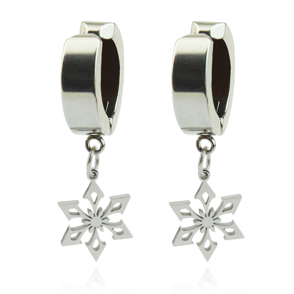 Stainless Steel Fashion Solid Color Earrings