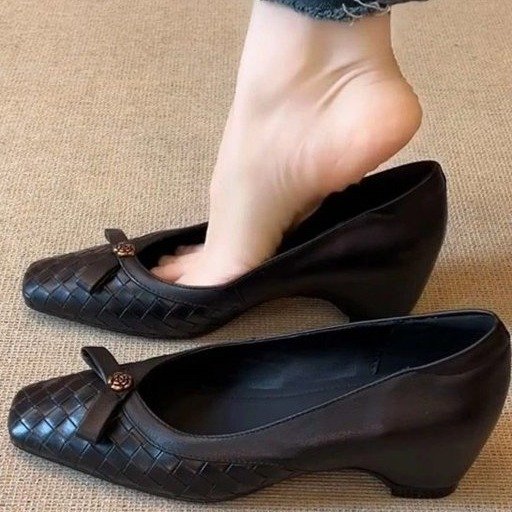 Square Toe Mary Jane Flats, picture 3 of 4