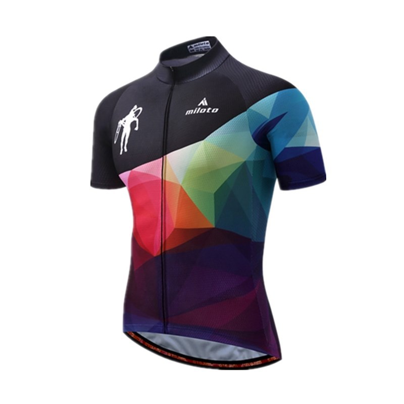 Men’s And Women’s Summer Cycling Jersey Tops, Breathable Outdoor Cycling Jerseys