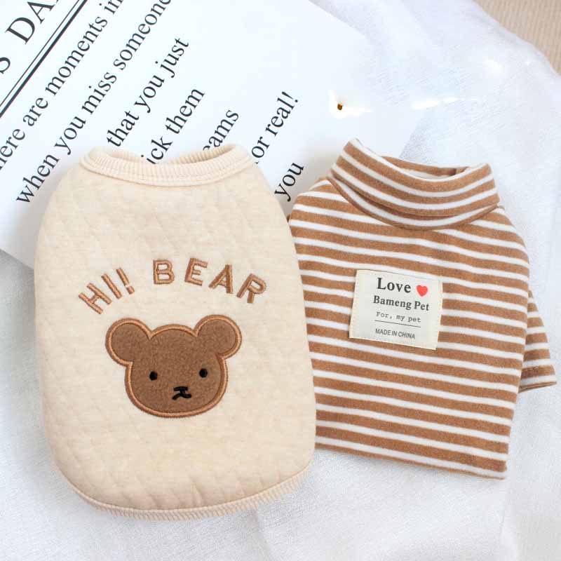 Autumn And Winter Thick Pet Cotton Vest Suit