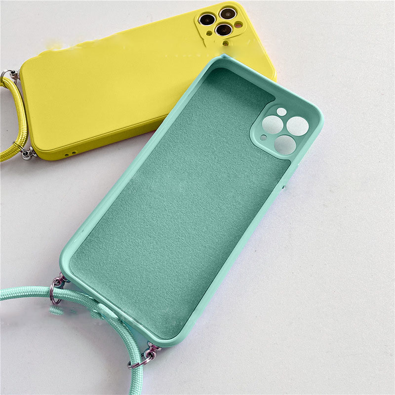 Creative And Simple Liquid Silicone Lanyard Phone Case - Image 3