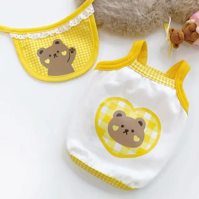 Summer Pet Clothes Cute Thin Camisole Yellow - Shop at LoveMi