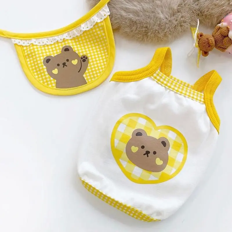 Summer Pet Clothes Cute Thin Camisole - Yellow