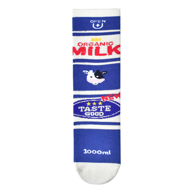 Title 5, Milk Biscuit Tomato Cartoon Socks