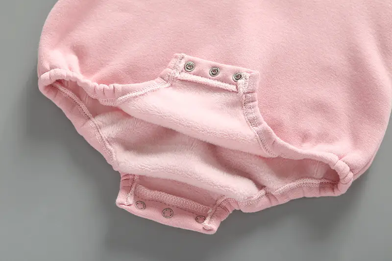Winter Newborn Clothes Thickened Hooded Jumpsuit