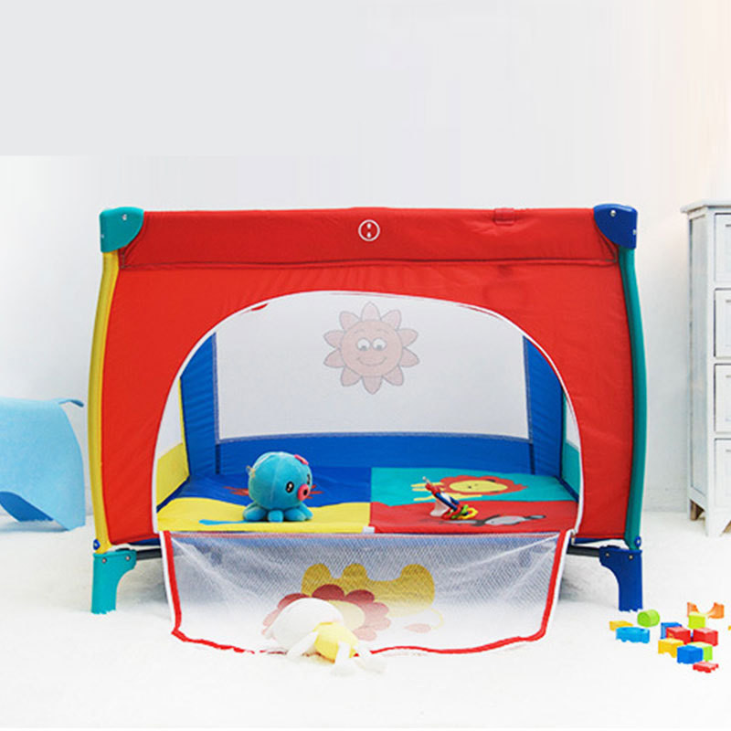 Crib Multi-function Portable Folding Mobile Game Fence