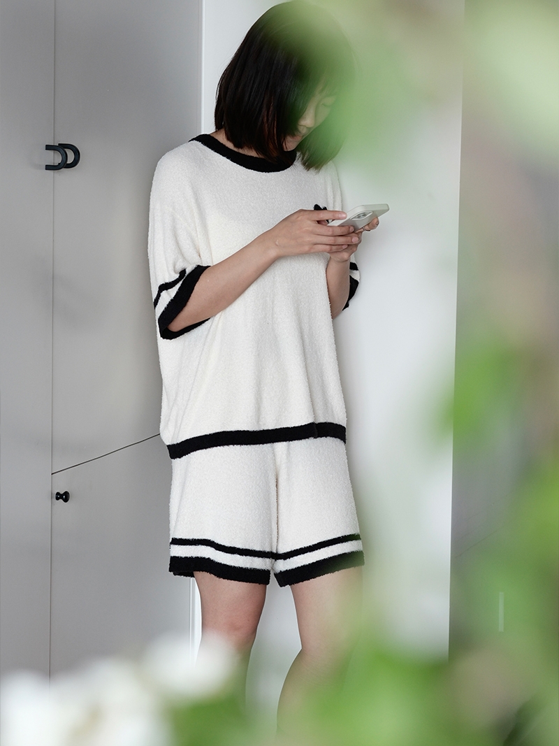 Title 8, Loose fitting Korean casual thin home pajama se...