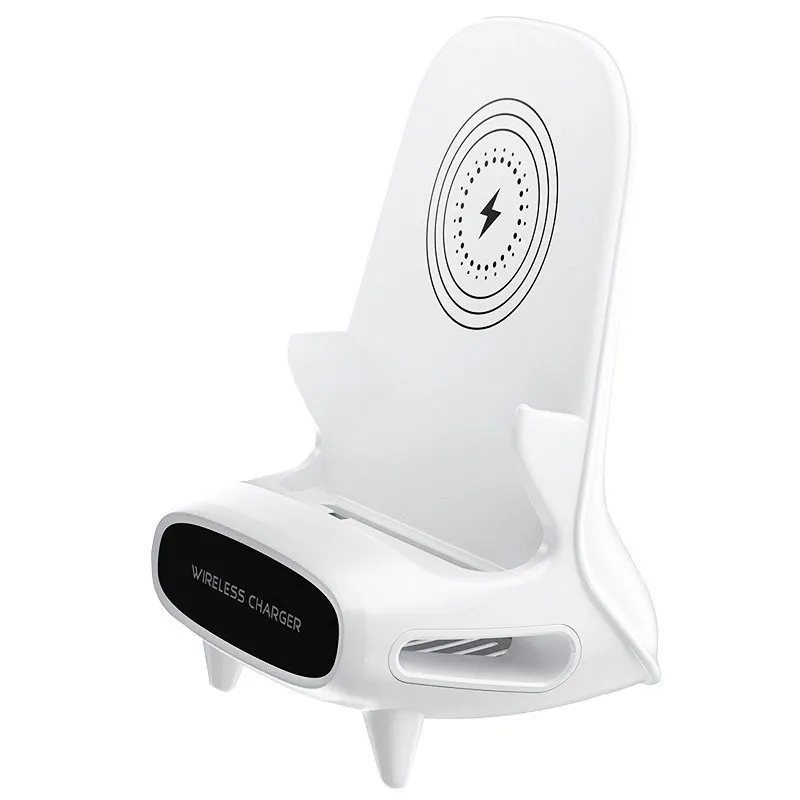 Portable Mini Chair Wireless Charger Desk Mobile Phone Holder Wireless Charger 10W Fast Charge Special Gift – image 5