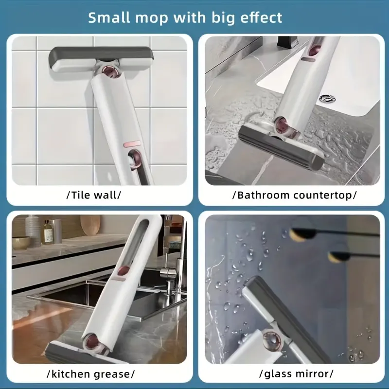 New Portable Self-NSqueeze Mini Mop, Lazy Hand