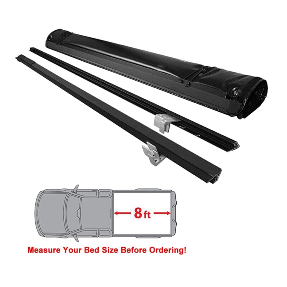 2014-2021 Toyota Tundra Mankee tonneau cover shown from rear three-quarter angle with tailgate closed