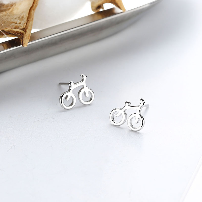 Title 3, Pendientes lindos de bicicleta para mujer Diseñ...