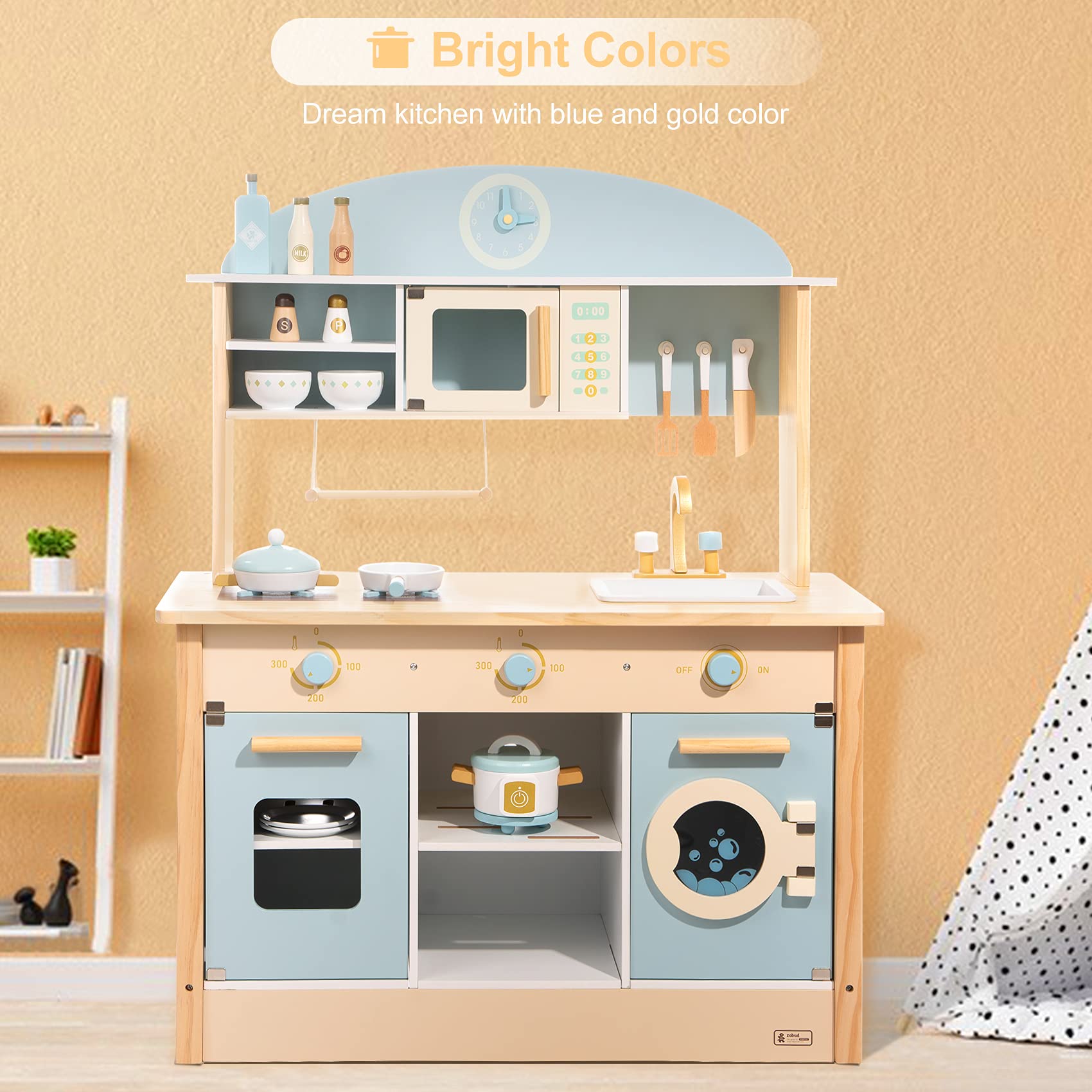 ROBOTIME Kitchen Cooking Toy Set Gift.  Product Description: ROBOTIME BABY Cooking Toy for 3+ Year Old Kids, Girls & Boys, Kitchen, cooking, toy Furniture, Baby products, Baby toys. Features: Product Name: ROBOTIME Pretend Play Set Brand Name: Robotime  T