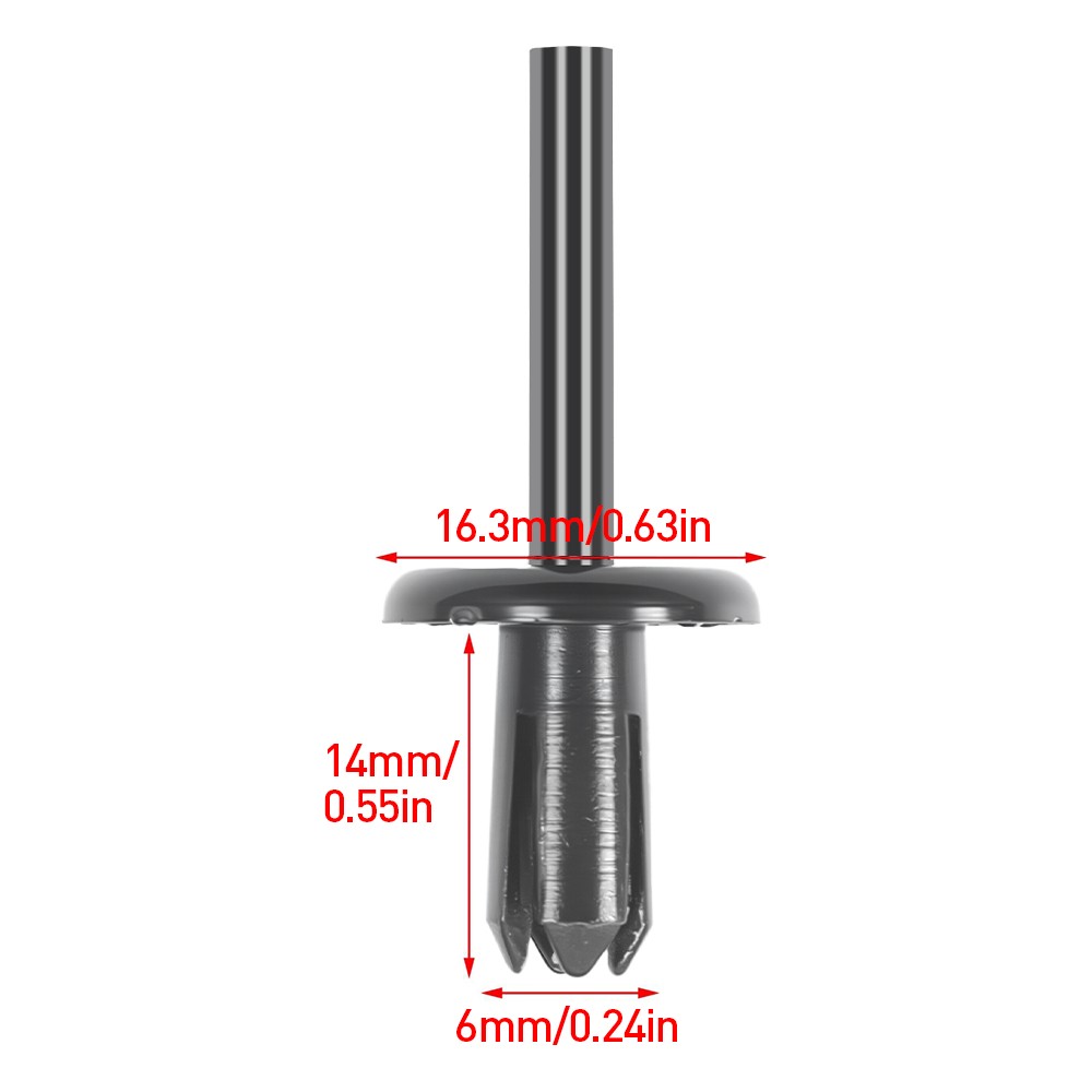 100x Wheel Arch Mud Spat Push Rivet Clips Replacement For L And Rover Defender — image 6