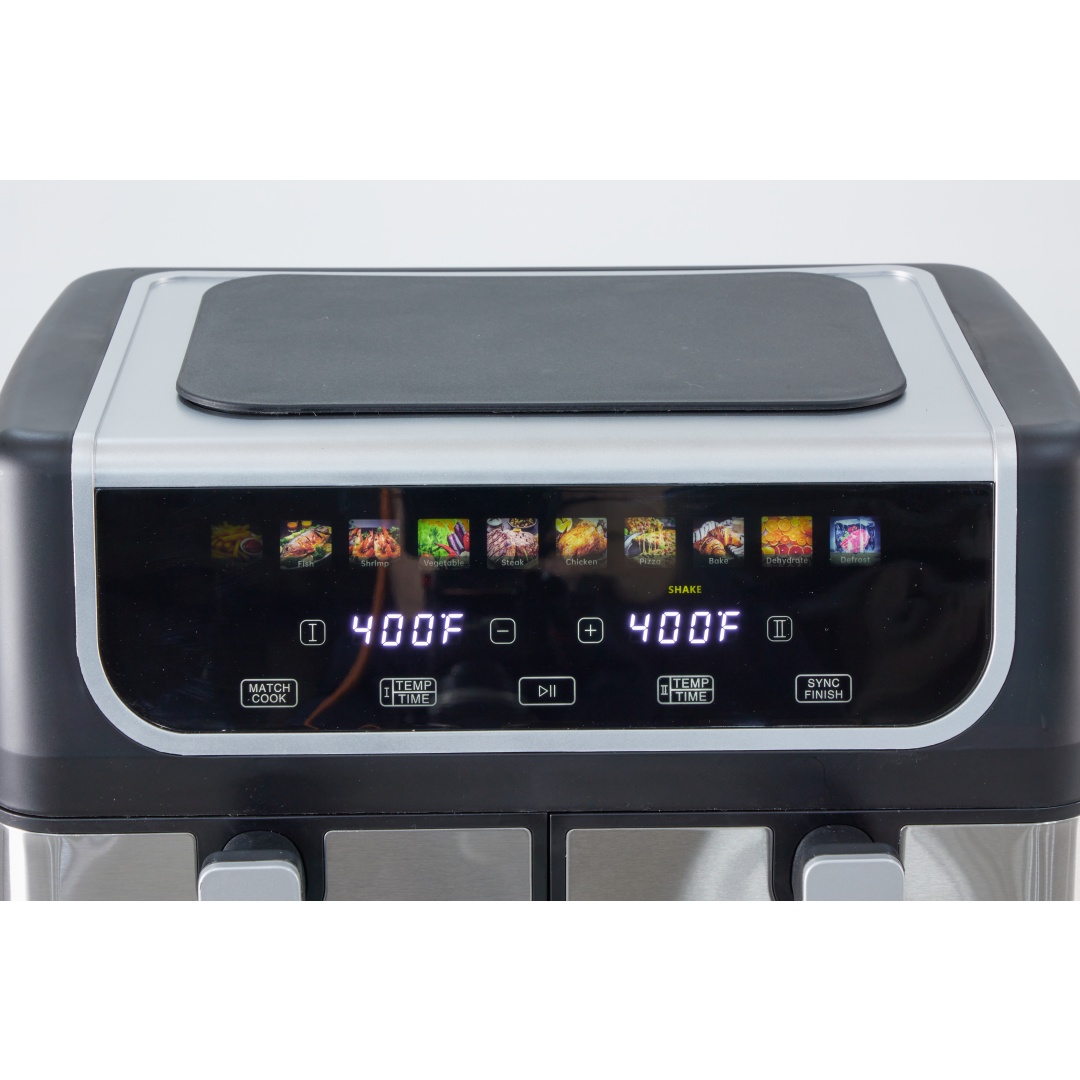 Double-basket Air Fryer, With A 9.5-liter Large Capacity, Independent Temperature Control, And 10 Preset… image 24