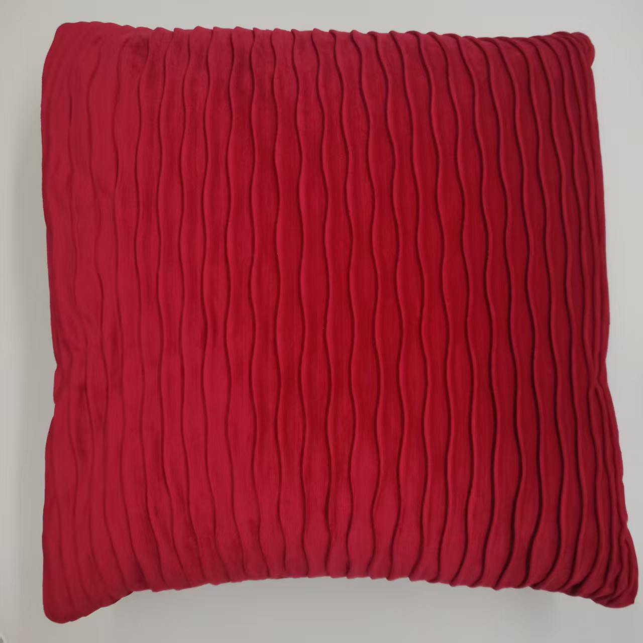 Wavy Textured Velvet Throw Pillow, picture 5 of 6