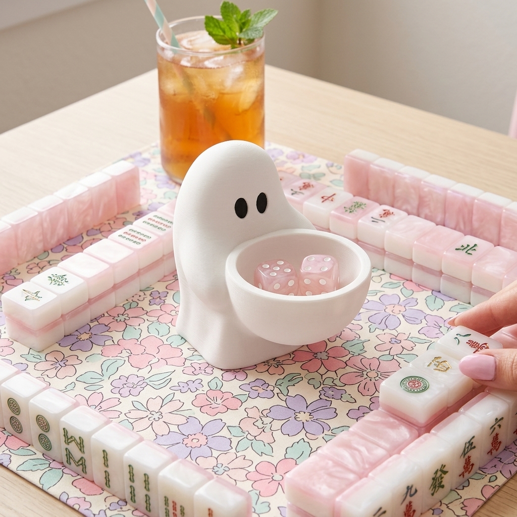 Ghost Mahjong Dice Holder