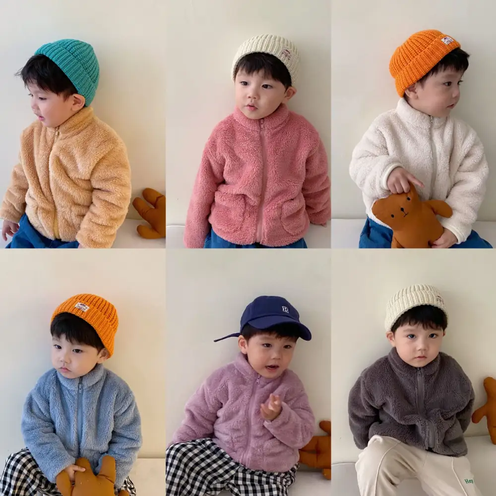 Kids Winter Coats Children Outerwear Boy Warm Fleece Jacket