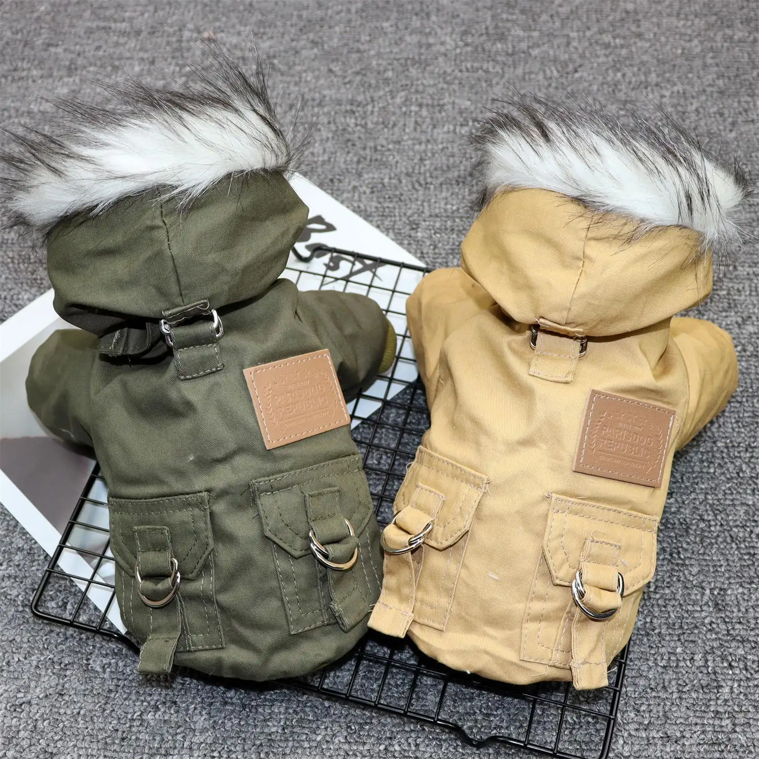 Padded Dog Clothes Coat