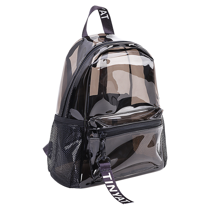 Title 2, Transparent Backpack Women Fashion Water Repellent