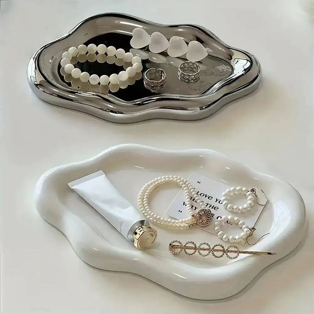 Simple Stylish Cloud Ceramic Jewelry Storage