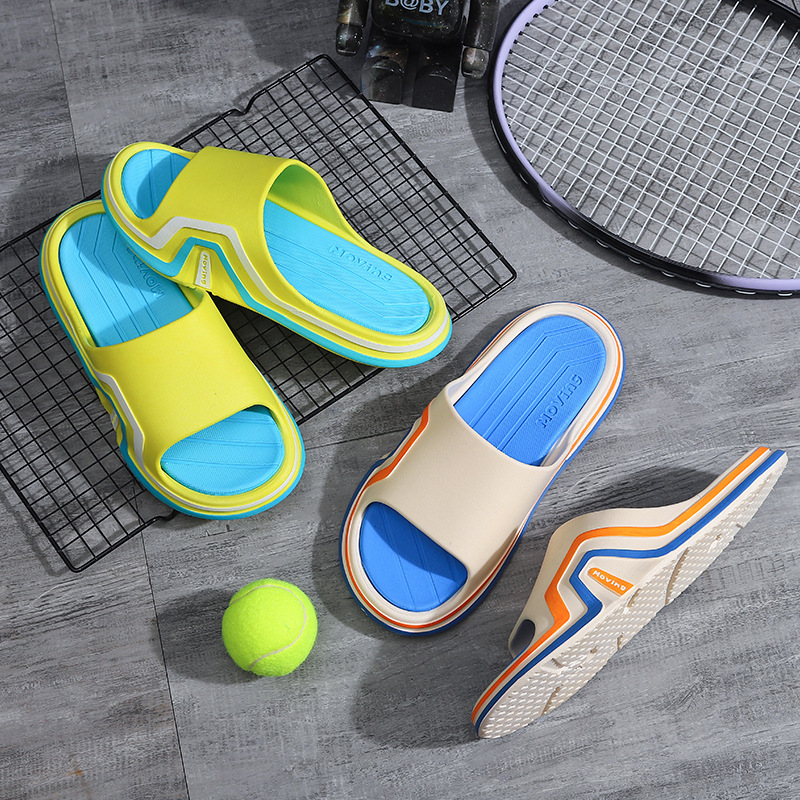 Верхняя одежда, домашняя нескользящая швабра для ванной комнаты для пар, сандалии с толстым дном, внутри ванны