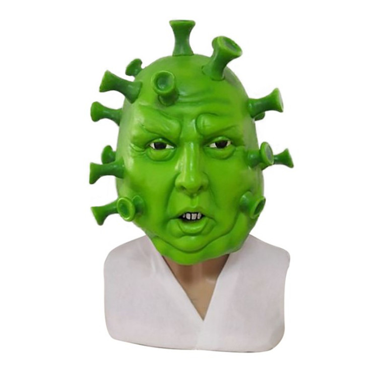 Green face virus headgear