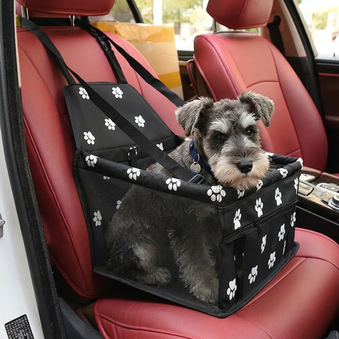 Asiento de viaje para perros pequeños y medianos portátil