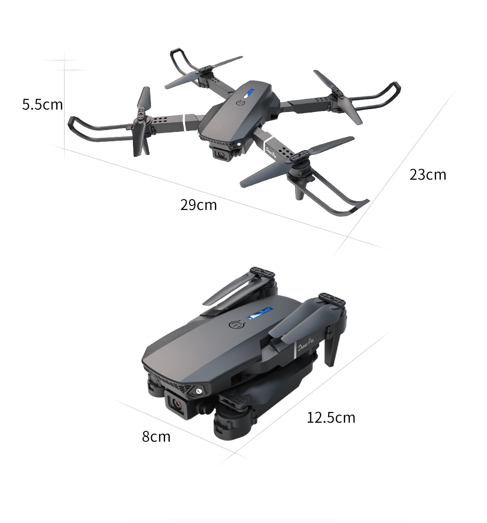 E88Pro Dual Camera Dual Electric Drone detail
