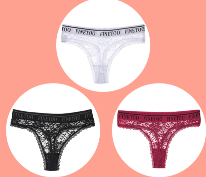 Title 10, String pour femme en dentelle, T-Pants conforta...