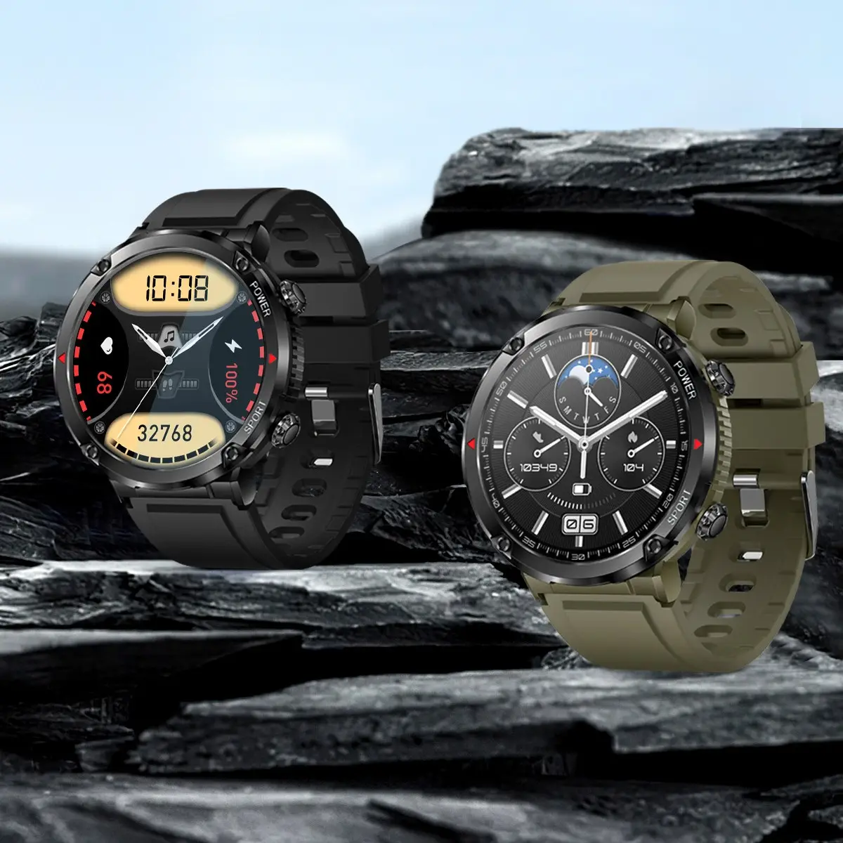 Large Screen HD Step Counting Heart Rate
