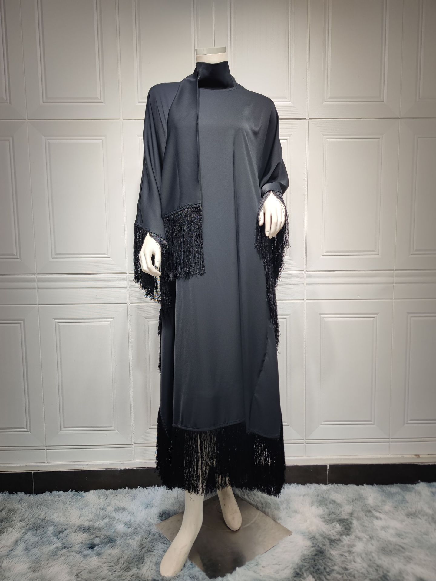 Title 5, Womens Batwing Sleeve Tassel Dress, high fashi...