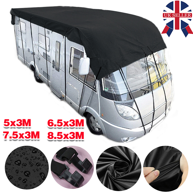 5-8.53m RV Protective Roof Top Cover For Motorhome Caravan Camper Vehicles — image 8