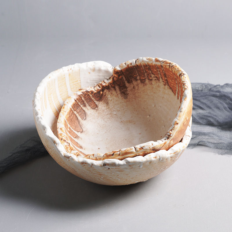 Vintage Irregular Sloping Mixing Bowl