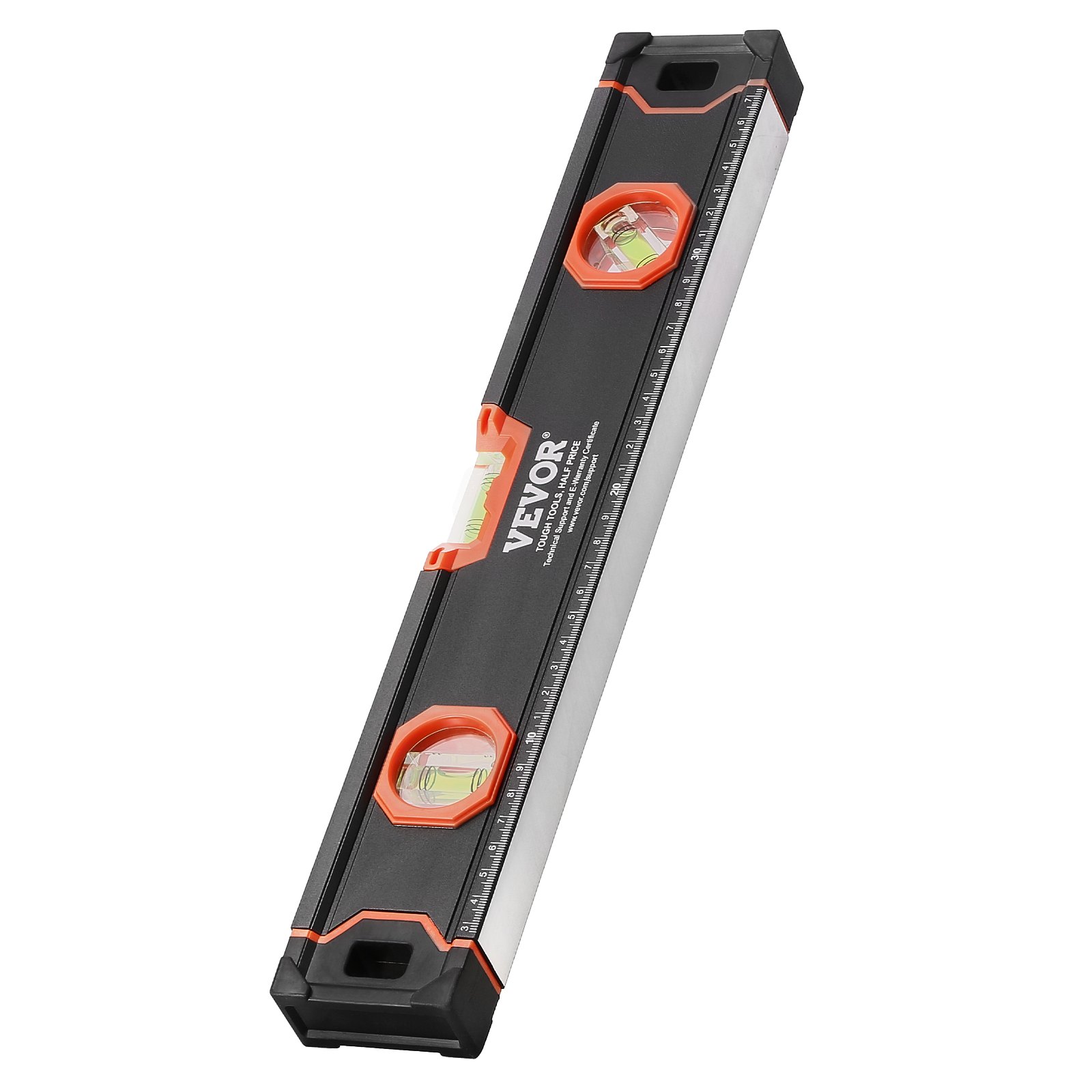 6-piece Torpedo Level Set, 78, 48, 32, 24, 16, 10 Inch Box Level Set With Bubble Tube, Suitable For 45, 90, 180 Degrees, Shockproof Aluminum Alloy Magnetic Level, SAE, Metric Scale - 10 Inch 