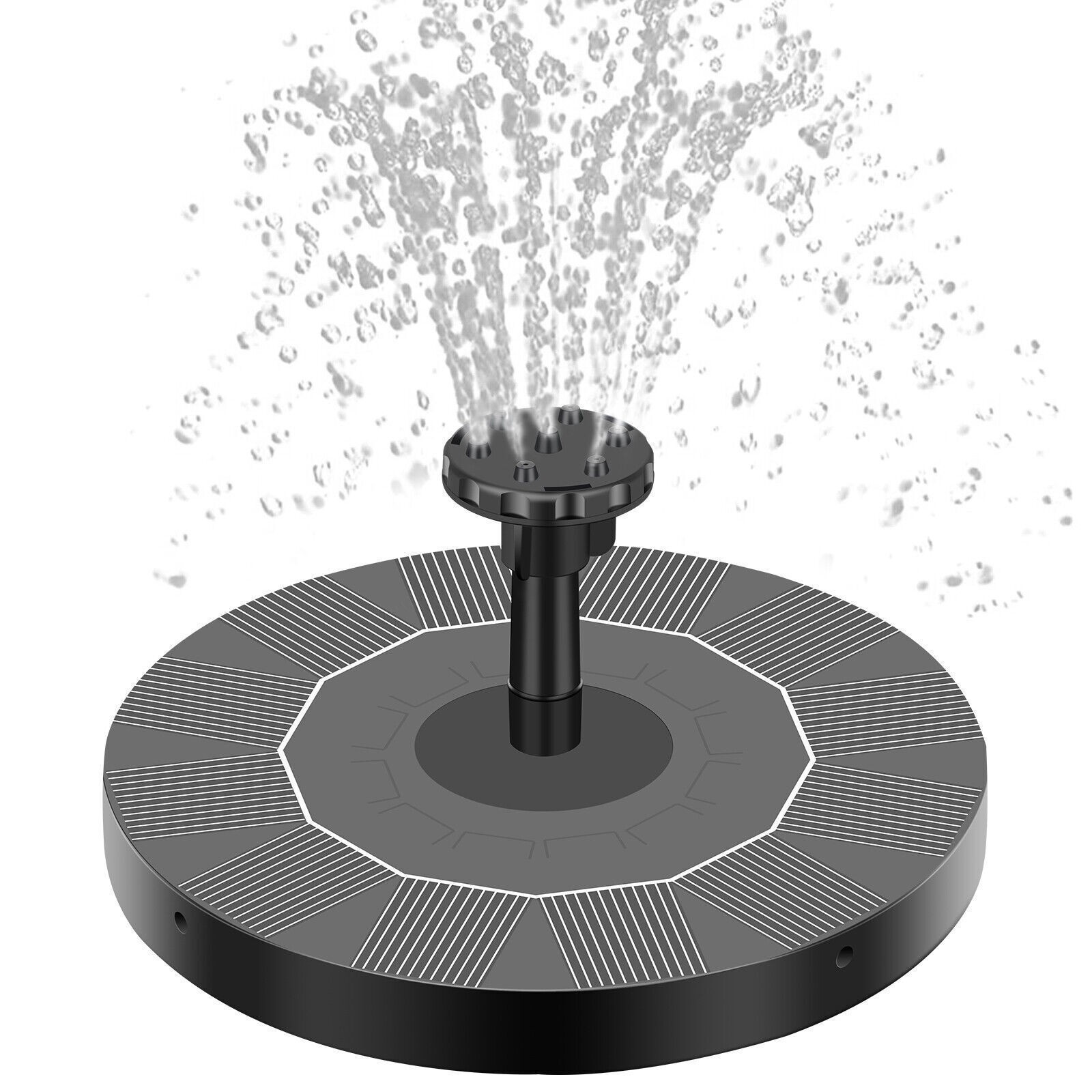 Solar Powered Floating Pump Water Fountain Bird Bath Pond Pool Garden Dccor — image 5