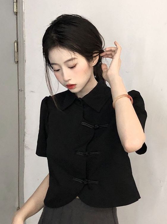 Women's Short-sleeved Shirt Sense Loose Top