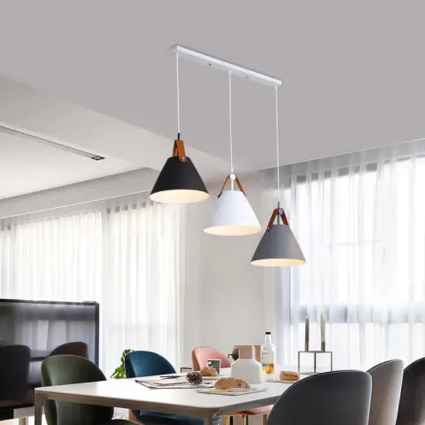 Nordic Dining Room Chandelier Creative Art Simple Personality Macaron