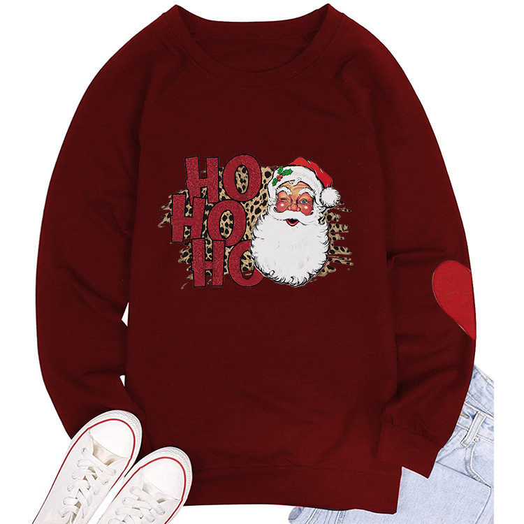 Title 3, Santa Print Crew Neck Sweatshirt