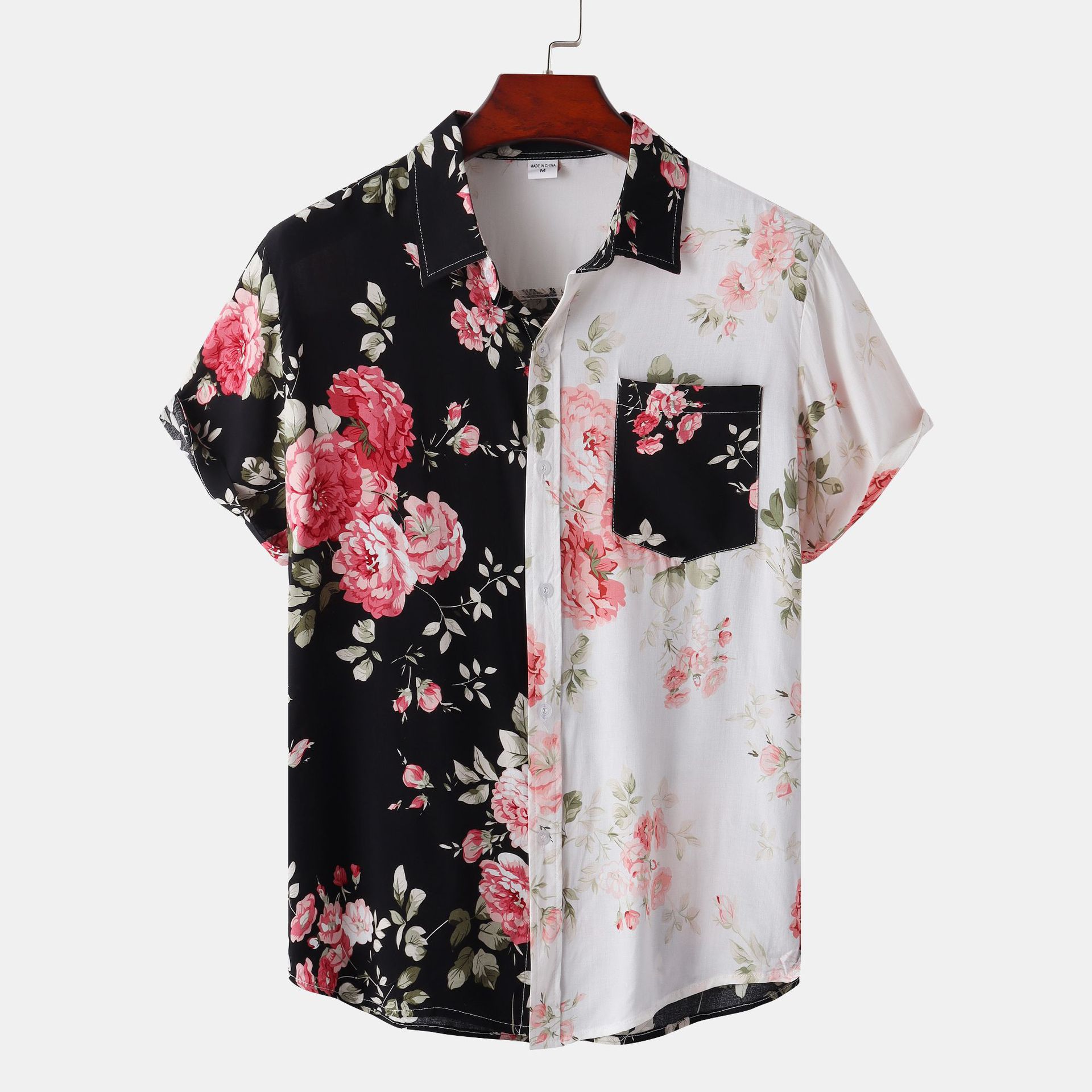 Title 6, Nieuw Hawaiian Style shirt met digitale print, ...