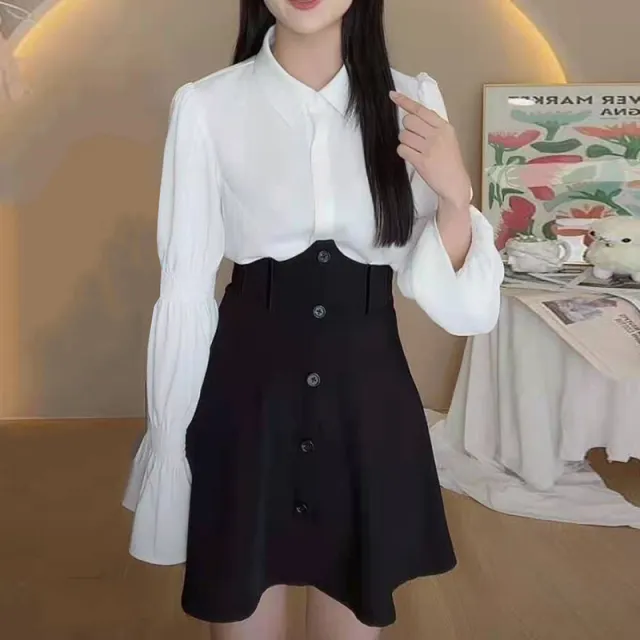 Irregular Black Camisole Women's New Inner Top White Shirt - Shop at LoveMi