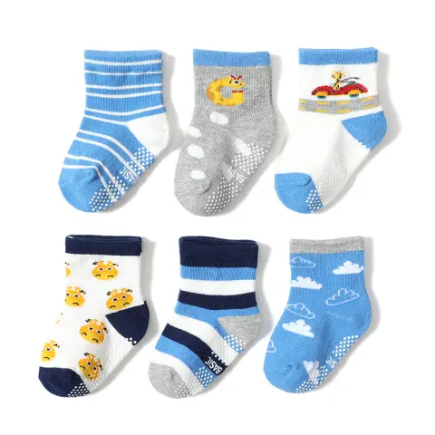 Indoor Toddler Anti Drop Socks Cartoon Non Slip Floor