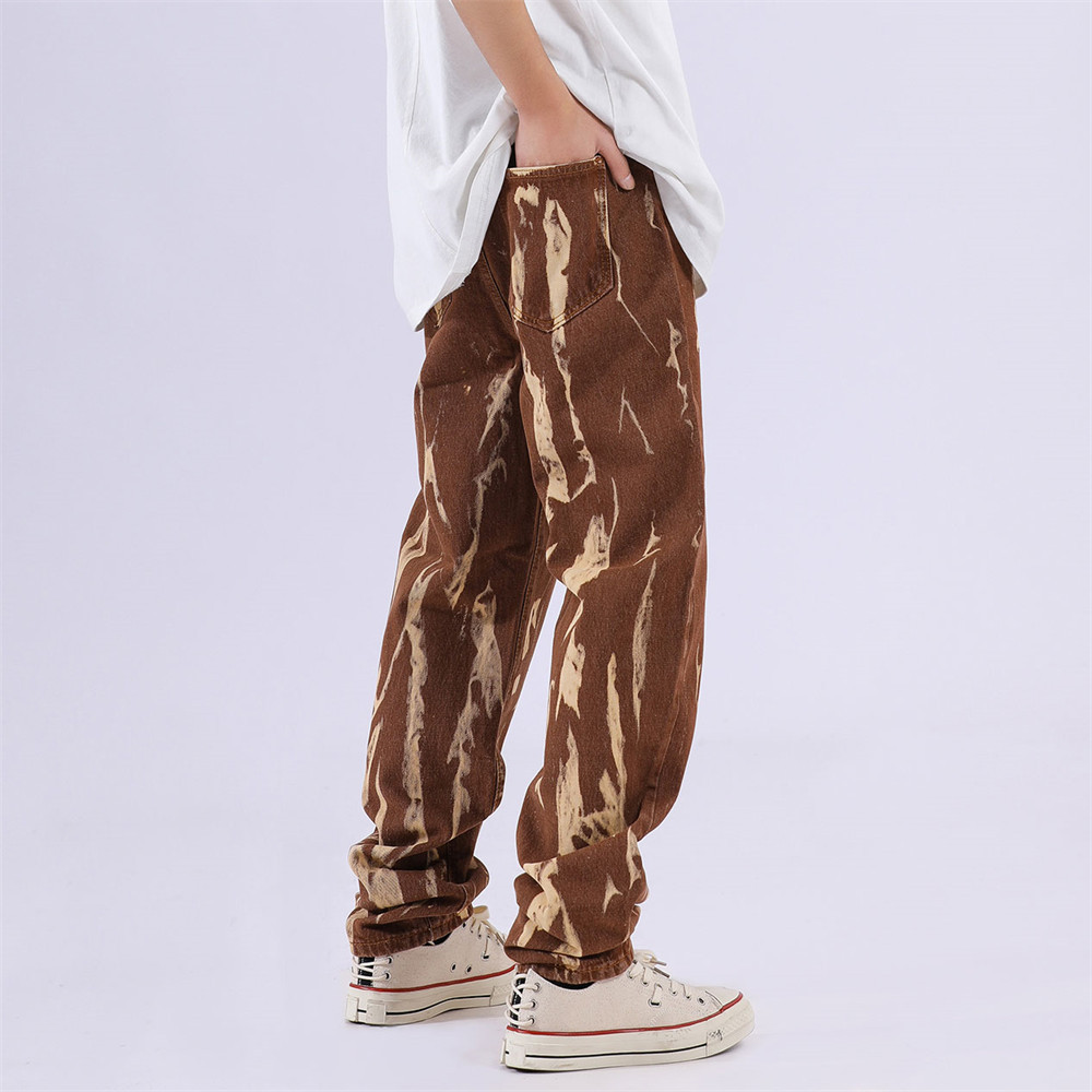 Title 5, Nine Points Trousers featuring Paint Splash-Ink...