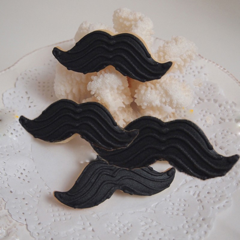 Mustache Fondant Biscuit Stainless Steel Baking Mold