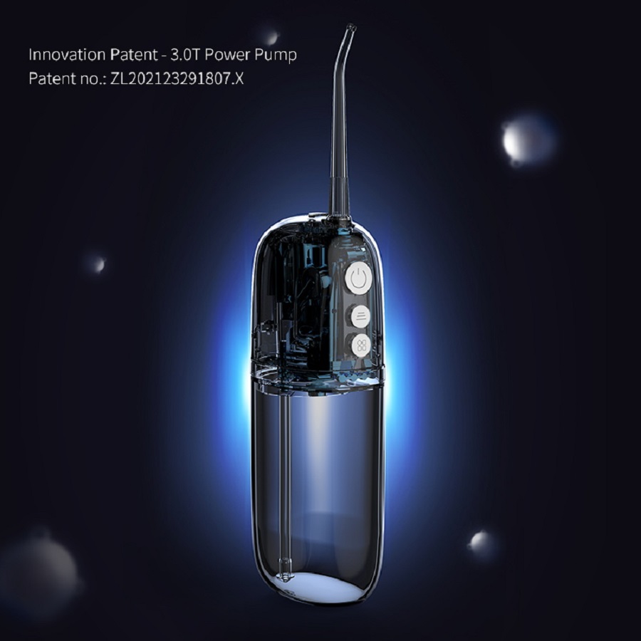 200ml Portable Flosser IPX7 Waterproof Electric Flosser USB Rechargeable Water Dental Picks With 4PCS Nozzle — foto 5